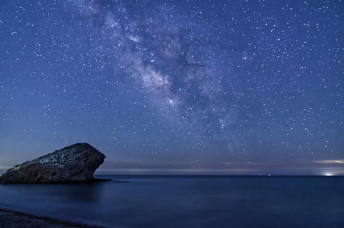 Fossil dune looking at the stars